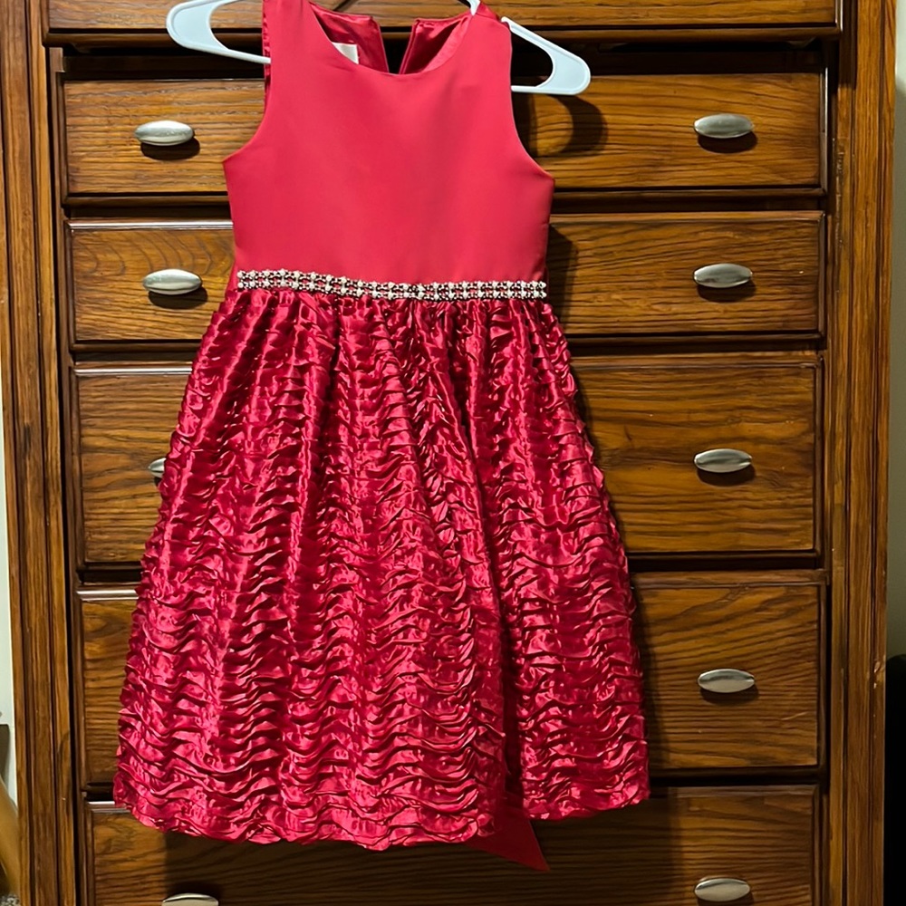 Red American Princess size 8 Dress